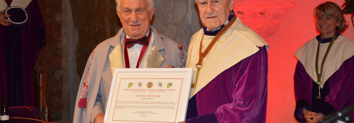 Le Diplôme d&rsquo;honneur de la F.I.C.B. remis à Paul Coulon en Avignon